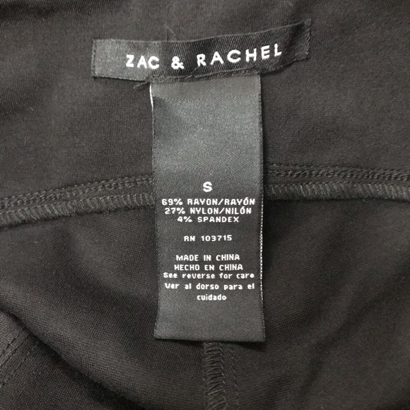 Zac & Rachel Figure Defining Leggings Black S - Picture 6 of 7